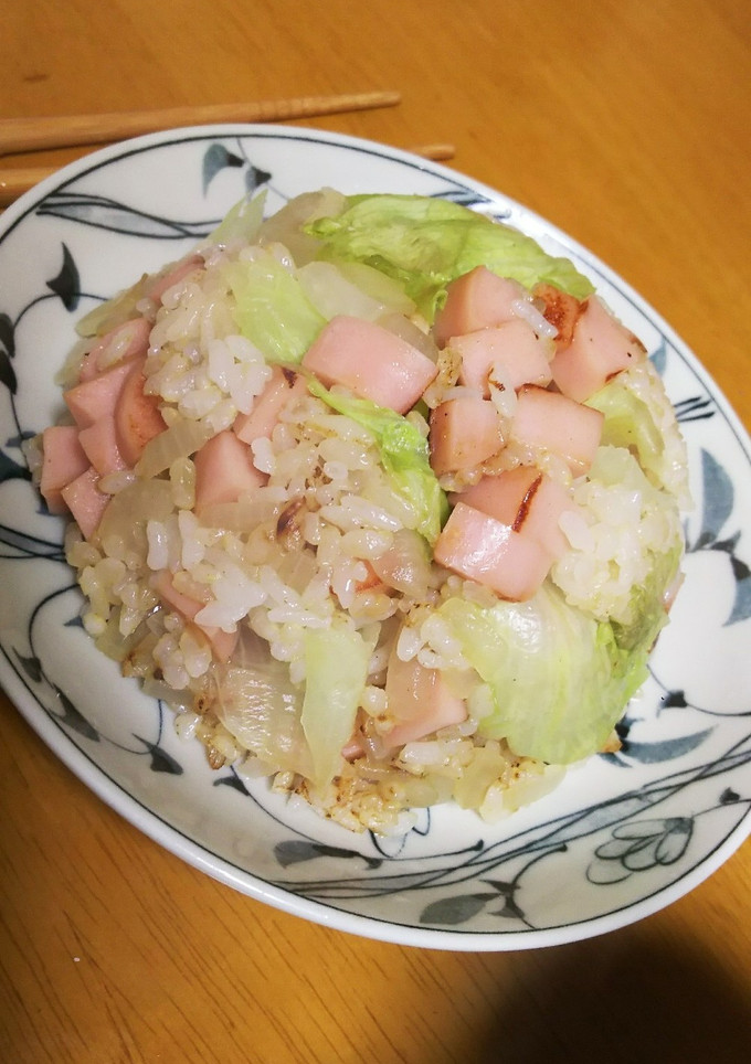 魚肉ソーセージのレタス炒飯-レシピのメイン写真