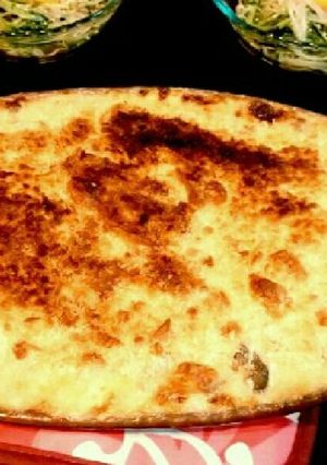 鮭フレークとしめじのグラタン。粉不使用-レシピのメイン写真