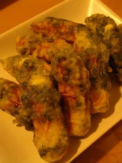 ちくわとチーズの磯辺揚げ♪油は少しでね-レシピのメイン写真