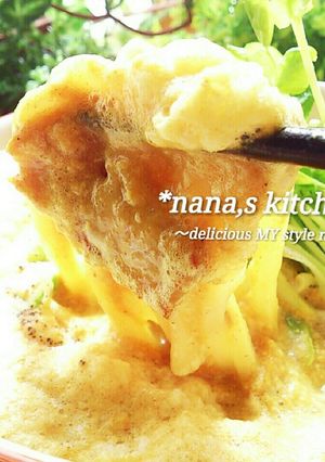 超～絶品！＊カレークリームスフレうどん＊-レシピのメイン写真