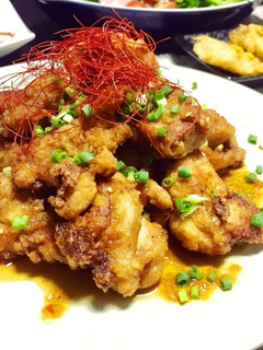 焼肉のタレとポン酢で、簡単油淋鶏♪-レシピのメイン写真