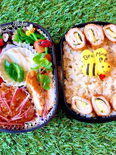 ささみロール 他チキン尽くし秋弁当-レシピのメイン写真
