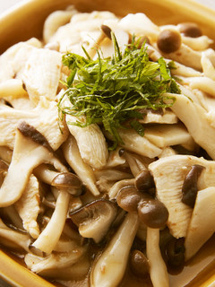 きのこと鶏肉の梅肉風味マリネ-レシピのメイン写真