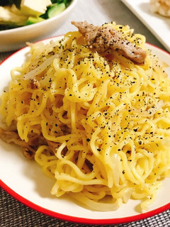 インスタント!焼きレモン塩ラーメン:-)-レシピのメイン写真