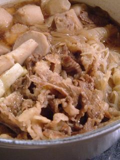 牛肉とさといもの煮物(スキヤキ風)-レシピのメイン写真