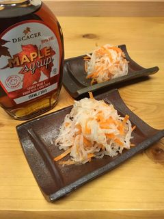 メープルシロップで作る♪大根なます-レシピのメイン写真
