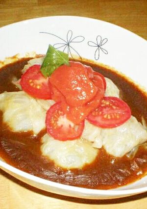 簡単！キャンベルdeロールキャベツカレー-レシピのメイン写真