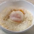 バターのコクと香り!温玉ごはん。