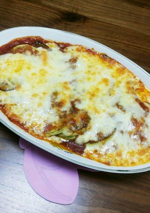 ズッキーニのミートソースグラタン-レシピのメイン写真