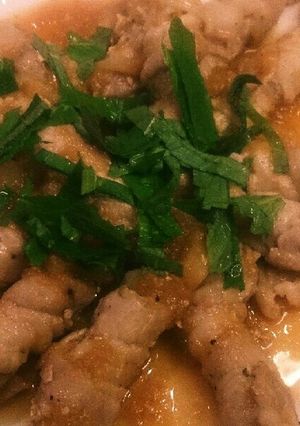 エノキ豚肉ロールオニオンソース焼き-レシピのメイン写真
