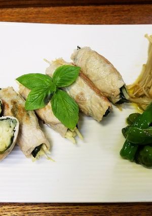 豚肉のバジルしょうが巻き-レシピのメイン写真