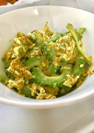 簡単カレー風味のゴーヤチャンプル-レシピのメイン写真