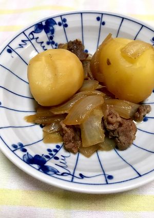メープルシロップを使った我が家の肉じゃが-レシピのメイン写真