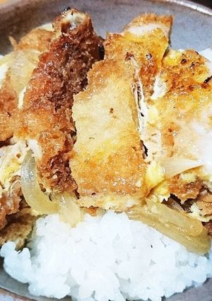 メープルシロップでカツ丼-レシピのメイン写真