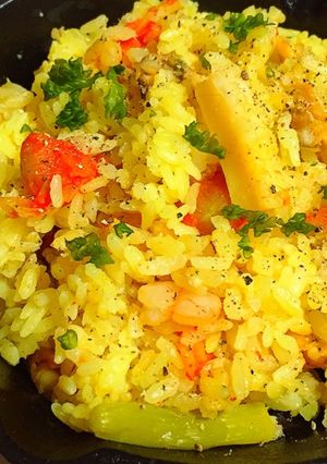 炊飯器で♡簡単♡パエリア-レシピのメイン写真