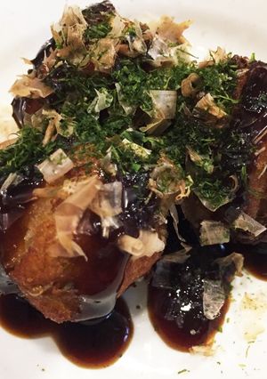 たこ焼き風 低糖質 おからの野菜団子揚げ-レシピのメイン写真