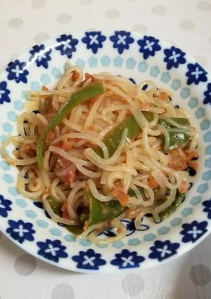 しらたきとピーマンの炒め煮・梅和え-レシピのメイン写真
