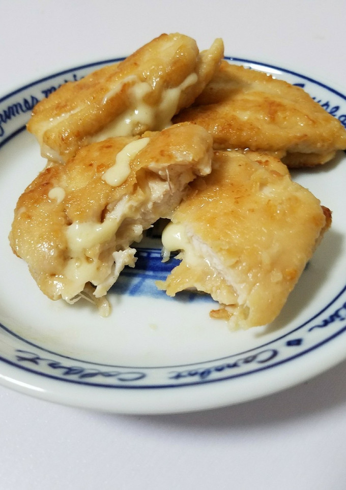唐揚げ味のふっくらささみチーズ焼き-レシピのメイン写真