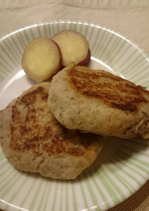 簡単！すって混ぜて焼くだけレンコンバーグ-レシピのメイン写真