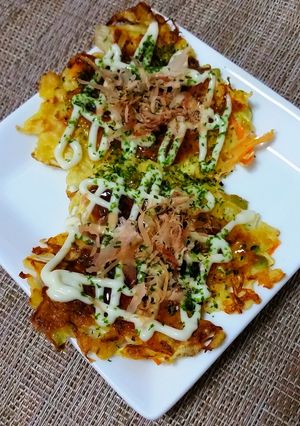 千切りキャベツでなんちゃってお好み焼き風-レシピのメイン写真