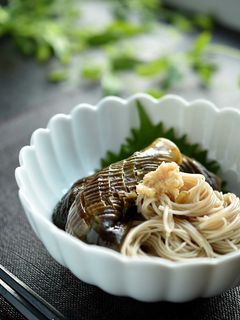 なすそうめん(なすと素麺の炊いたん)-レシピのメイン写真