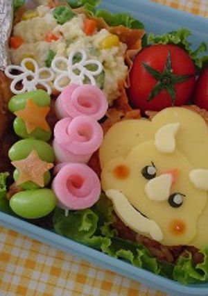 キャラ弁。恐竜キング-レシピのメイン写真