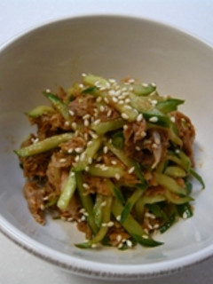 豚肉ときゅうりのコチュジャンあえ-レシピのメイン写真