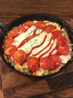 簡単♡オクラポテトのスパニッシュオムレツ-レシピのメイン写真