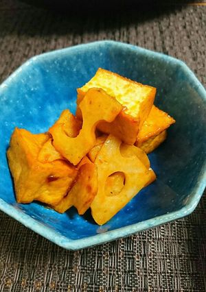 炒めるだけ！厚揚げとれんこんのチリソース-レシピのメイン写真