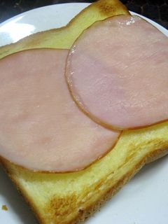 ハムトースト-レシピのメイン写真