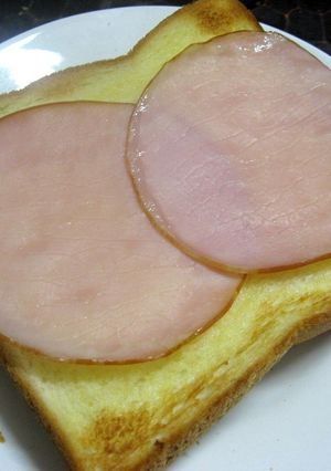 ハムトースト-レシピのメイン写真