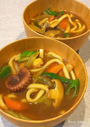おでんリメイクのカレーうどん-レシピのメイン写真