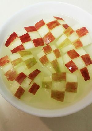 お弁当★りんご飾り切り-レシピのメイン写真