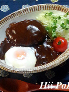 名古屋発 味噌煮込みハンバーグ丼-レシピのメイン写真