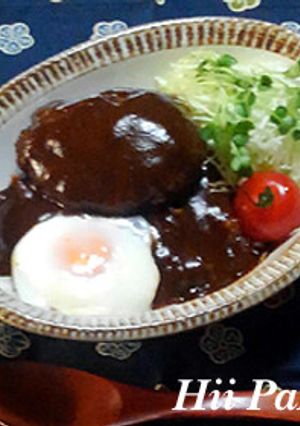 名古屋発 味噌煮込みハンバーグ丼-レシピのメイン写真