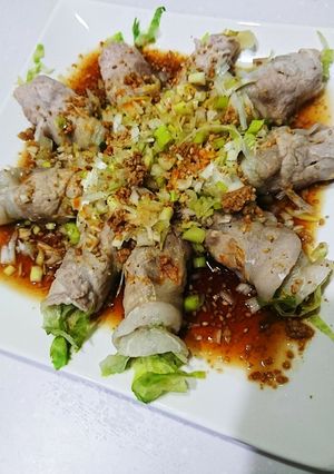 レンジで超簡単！肉巻きレタスポン酢-レシピのメイン写真
