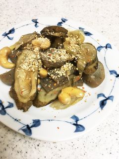 ごぼうとカシューナッツの炒め煮-レシピのメイン写真