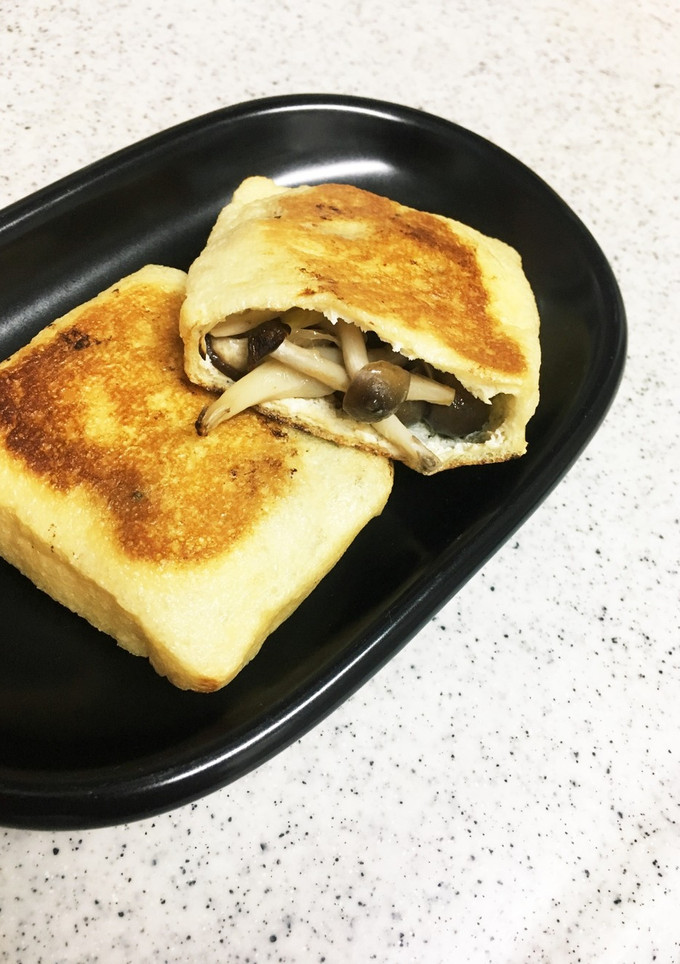 きのこの油揚げはさみ焼き-レシピのメイン写真