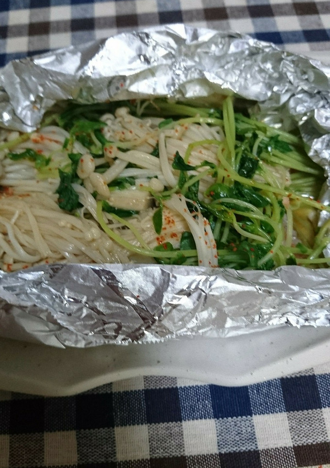 斬新！な！鮭とえのきの蒸し煮-レシピのメイン写真