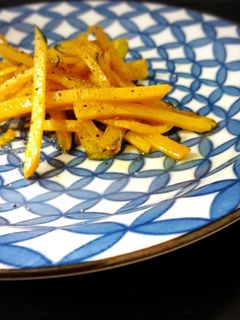 カボチャの塩きんぴら-レシピのメイン写真