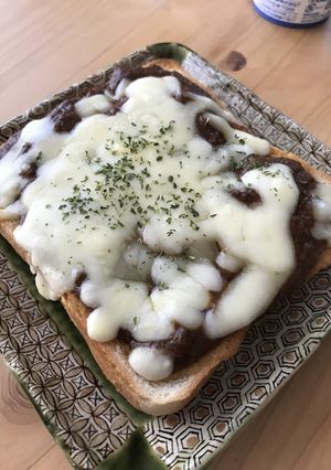 カレーチーズトースト-レシピのメイン写真