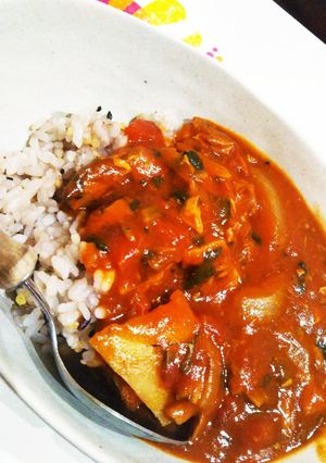 鯖缶で簡単カレー-レシピのメイン写真