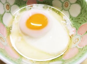 １分で出来る！レンジで温泉卵（温度卵）☆-レシピのメイン写真