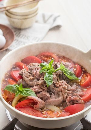 トマトすき焼き-レシピのメイン写真