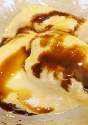 大和酵素入り豆乳プリン（黒蜜がけ）-レシピのメイン写真