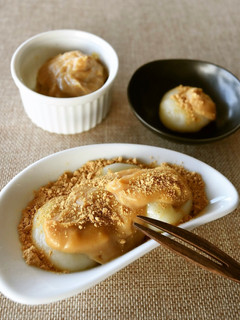 大豆の栄養たっぷり!きな粉クリーム白玉-レシピのメイン写真