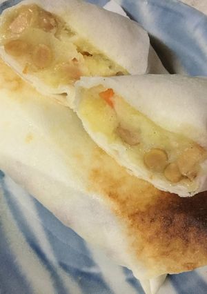 ポテ納豆の揚げない春巻き-レシピのメイン写真
