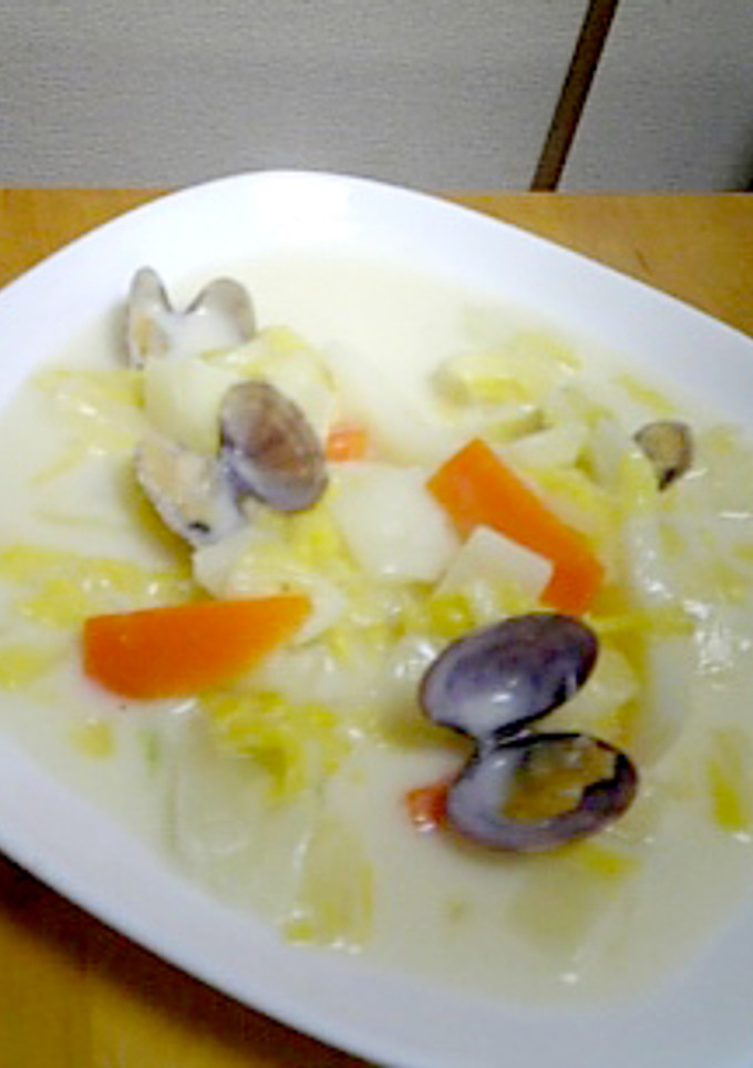 あさりと白菜のクリーム煮-レシピのメイン写真