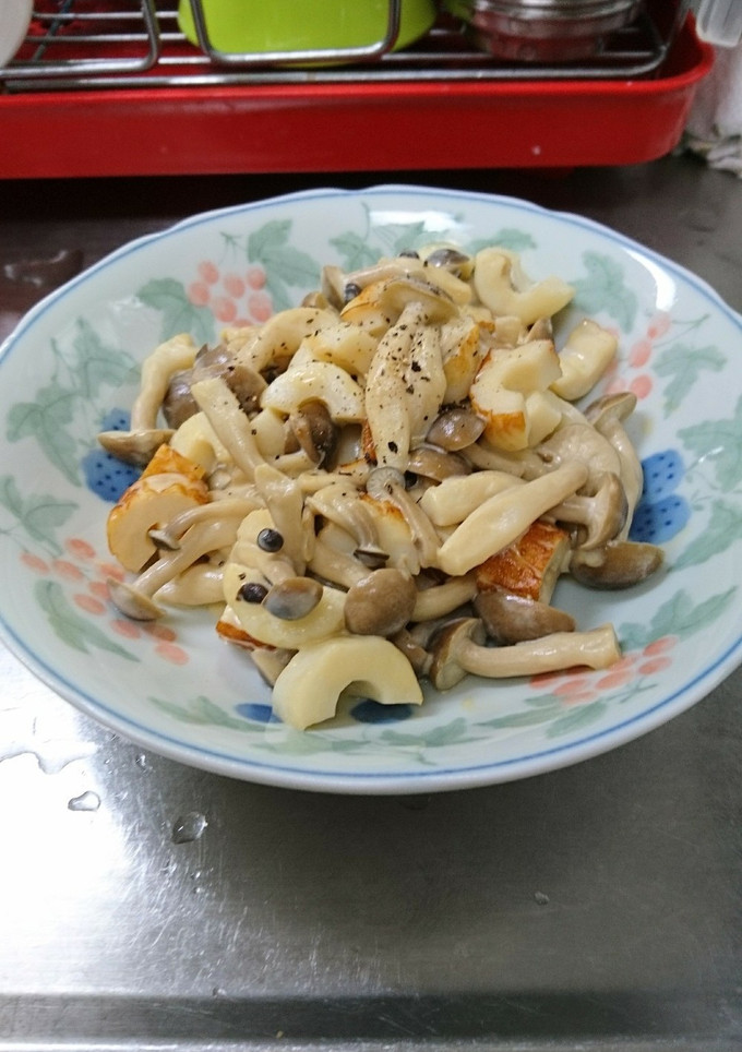 しめじとちくわのマヨ醤油炒め-レシピのメイン写真