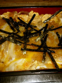 【フィレンツェ茄子のはみ出しカツ丼】-レシピのメイン写真